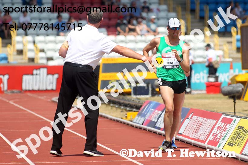 Mens 5000 metres walk, Muller British Championships, Alexander Stadium, Birmingham. Photo: David T. Hewitson/Sports for All Pics